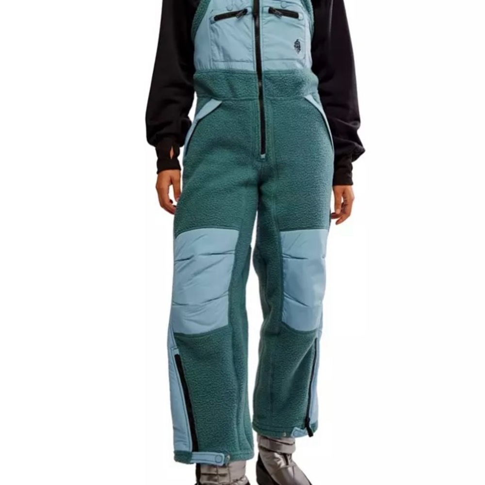 Free People Hit the Slopes Overalls NWT. SOLD OUT color way